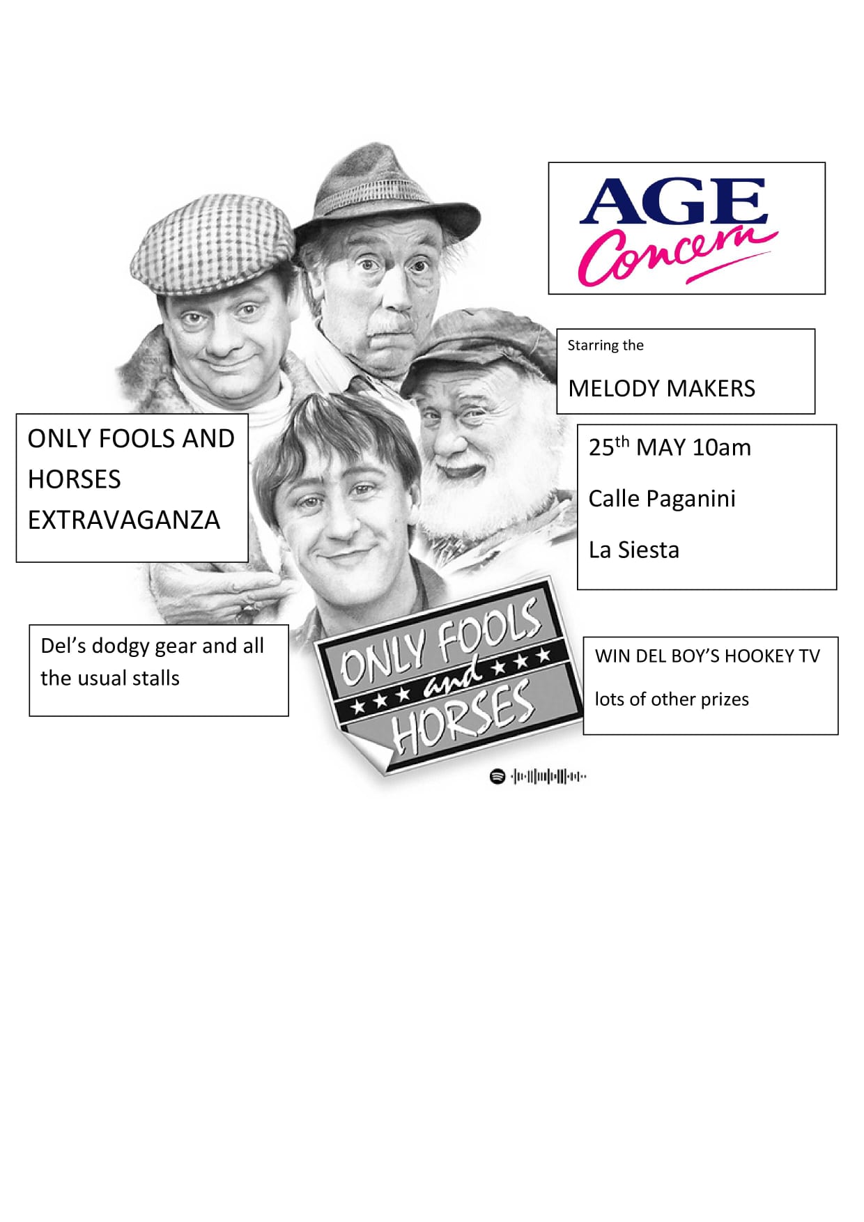 Only fools and Horses black and white